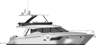 F53 Flybridge profile illustration