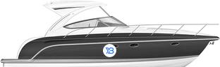 34 Performance Cruiser profile illustration