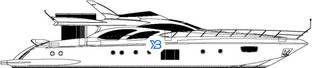 Azimut 100 Leonardo profile illustration