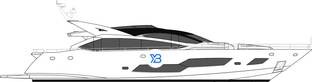 101 Sport Yacht profile illustration