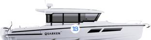 Quarken 35 Cabin Tourer profile illustration