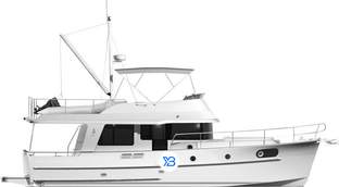 Swift Trawler 44 profile illustration