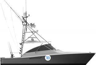 Viking 38O profile illustration