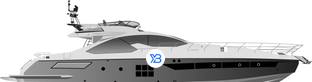 Azimut 77S profile illustration