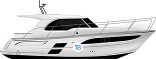 310 Sun Cruiser profile illustration