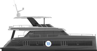 60 Sunreef Power Eco profile illustration