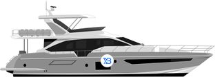 Azimut Fly 72 profile illustration