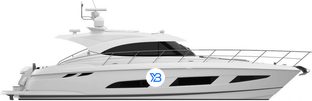 4800 Sport Yacht profile illustration