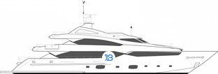 40 Metre Yacht profile illustration