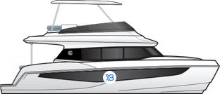 42 Yacht profile illustration