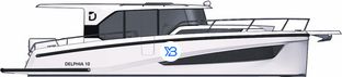 Delphia 10 Sedan profile illustration