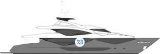 135 Yacht profile illustration