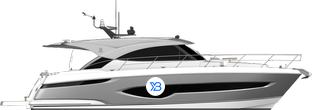 5000 Sport Yacht profile illustration