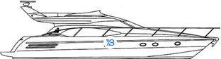 Azimut 58 profile illustration