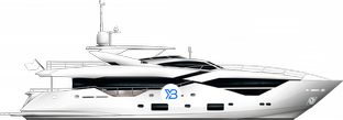 116 Yacht profile illustration