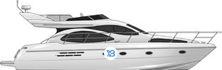 Azimut 46 Evolution profile illustration
