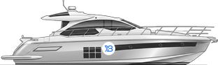 Azimut 55S profile illustration