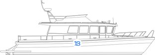 Targa 46 profile illustration