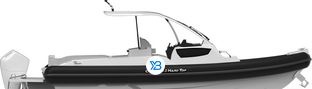 Cayman 41.0 Hard Top profile illustration