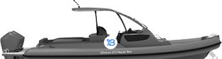 Cayman 37.0 Hard Top profile illustration