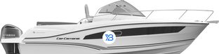 Cap Camarat 9.0 WA profile illustration