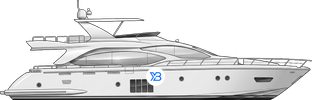 Azimut 82 profile illustration