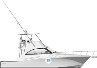 GT45X Flybridge profile illustration