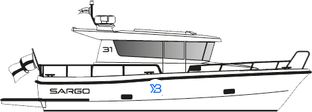 Sargo 31 profile illustration