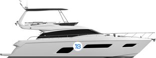 Ferretti 550 profile illustration