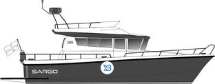 Sargo 36 Fly profile illustration