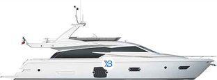 Ferretti 750 profile illustration