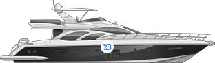Azimut 100 Leonardo profile illustration