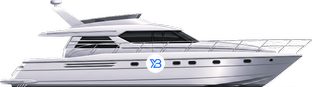 Princess 65 profile illustration