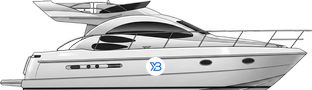 Azimut 39 profile illustration