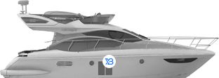 Azimut 38 profile illustration