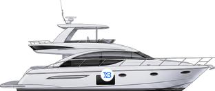 Princess 60 profile illustration