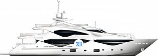 131 Yacht profile illustration