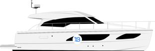 Spirit 42 Coupe profile illustration