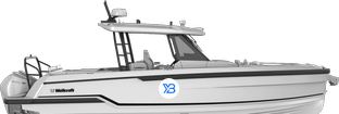 Wellcraft 33 T-Top High profile illustration