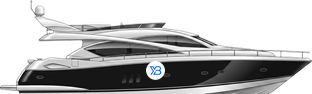 75 Yacht profile illustration
