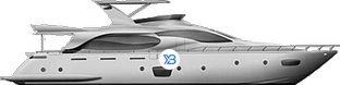 Azimut 85 profile illustration