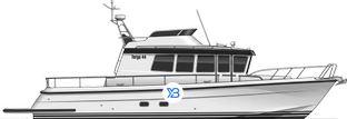 Targa 44 profile illustration