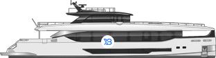 Maiora 36 Exuma profile illustration