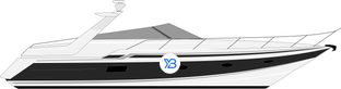 Camargue 46 profile illustration