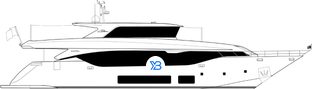 Maiora 30 Convertible profile illustration