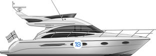 Princess 42 profile illustration
