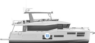 Grand Trawler 62 profile illustration