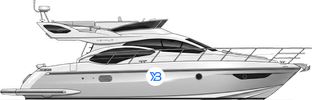 Azimut 40 profile illustration