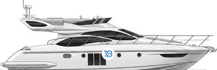Azimut 48 profile illustration