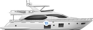 Azimut 88 profile illustration